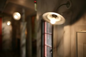 Photo industrial style floor lamp