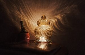 Photo acrylic table lamp